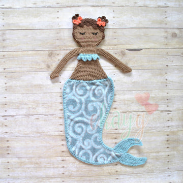Chastity Mermaid Fleece Lovey