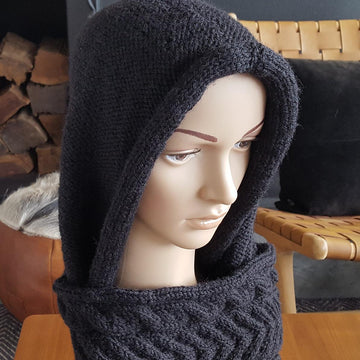 Rachael - 12ply hooded cowl
