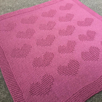 Love Heart Baby Blanket