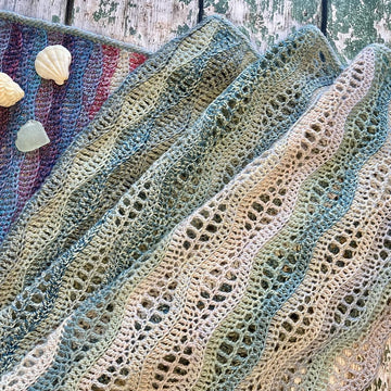 Spanish Sunset Shawl