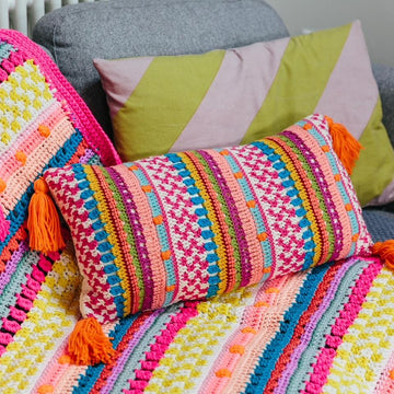 Disco Diva Blanket and Cushion Pattern