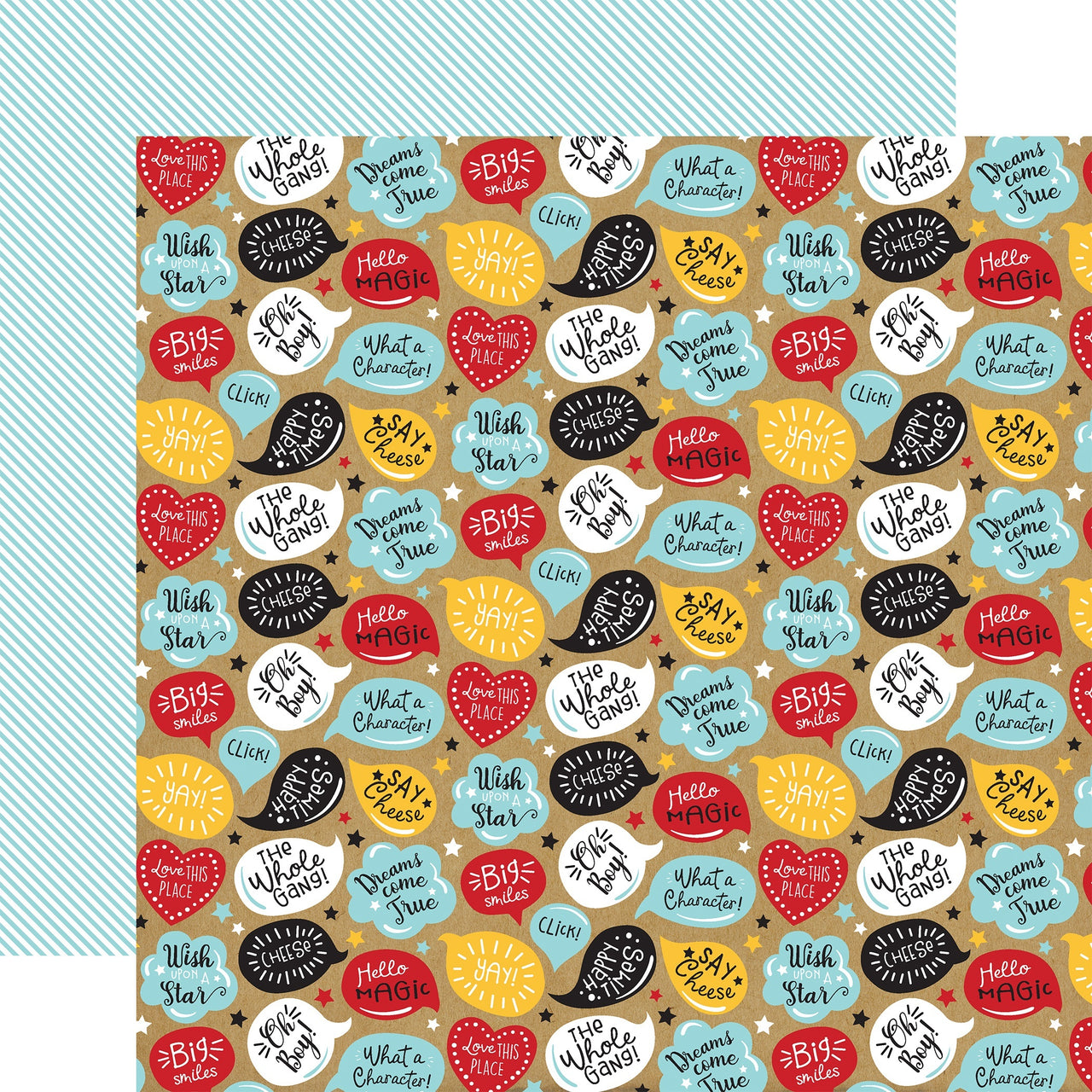 Echo Park Paper Remember The Magic Double-Sided Cardstock 12"X12" 25/Pkg - Happy Times