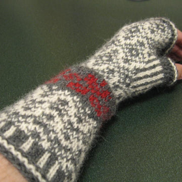 The Romance of Fair Isle, Fingerless Gloves