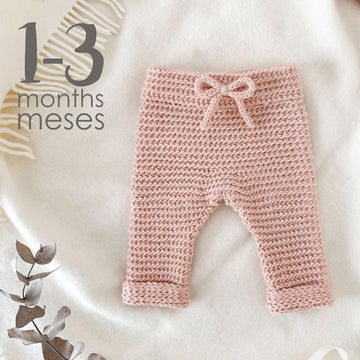 1-3 months - CUDDLES Crochet Pants