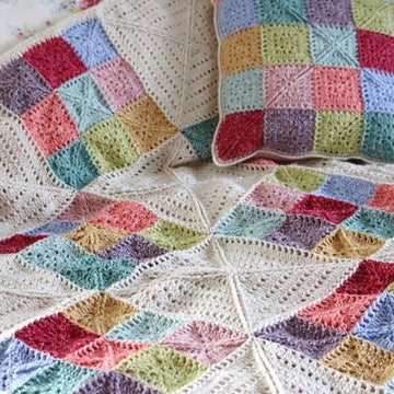 Farmhouse Patch Blanket & Cushion