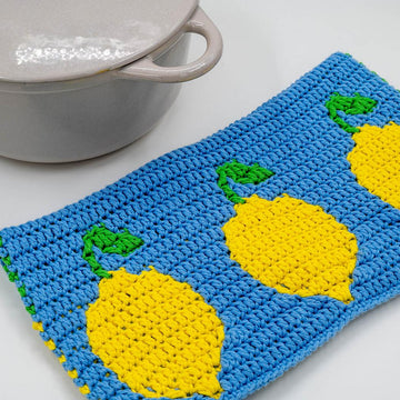 Lemon Mosaic Dish Towel