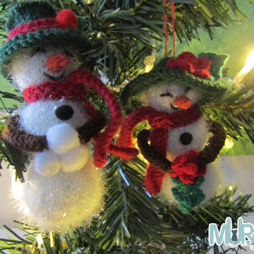 Stylish Snowmen Ornament