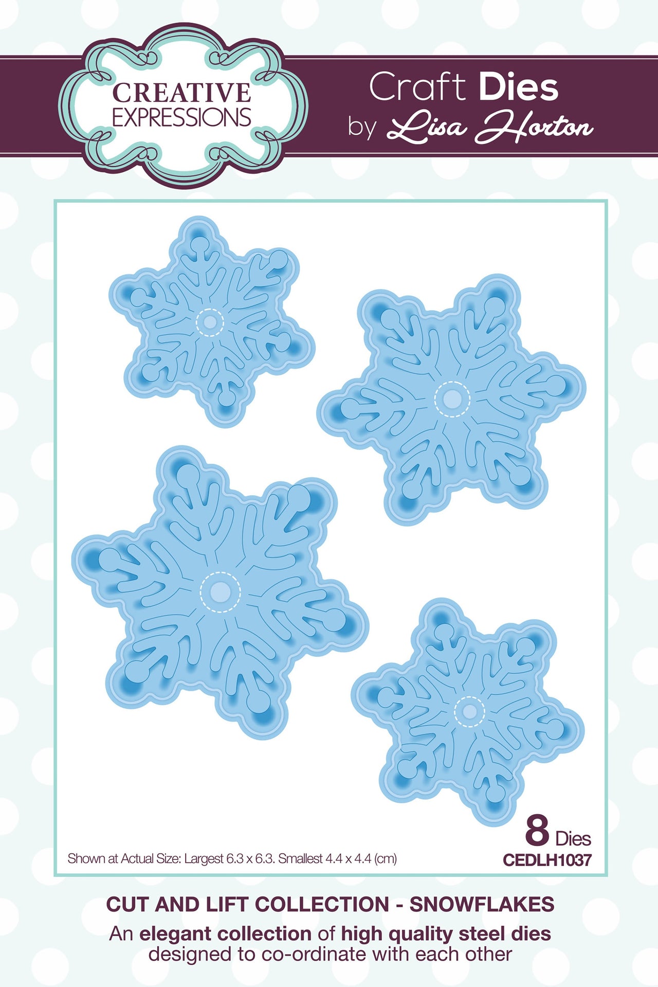 Creative Expressions Cut & Lift Die Collection - Snowflakes
