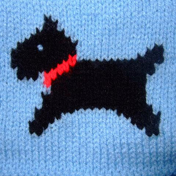 Baby Child's Scottie Dog Blanket