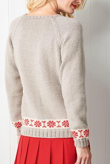Fairisle Flower Border Cardigan