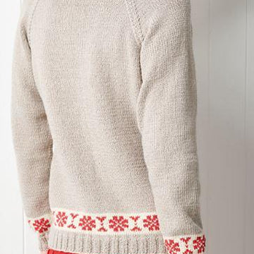 Fairisle Flower Border Cardigan