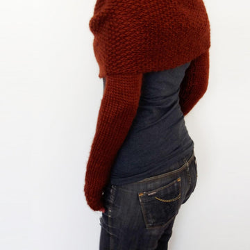 Rust Sweater Scarf