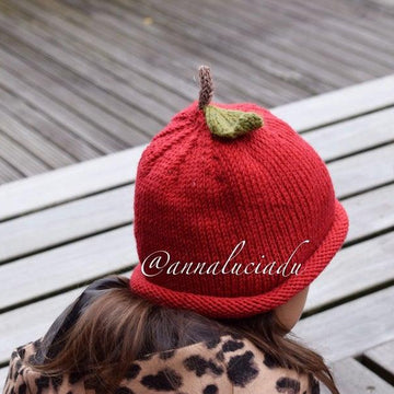 Knit apple hat