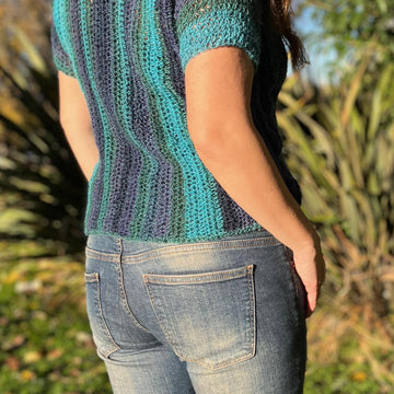 Häkelanleitung Kurzarmpullover "Seraphina"
