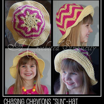 "Chasing Chevrons" Sunhat