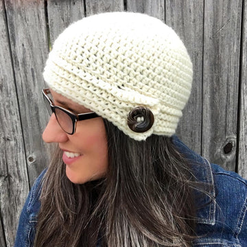Women's Buttoned Up Beanie