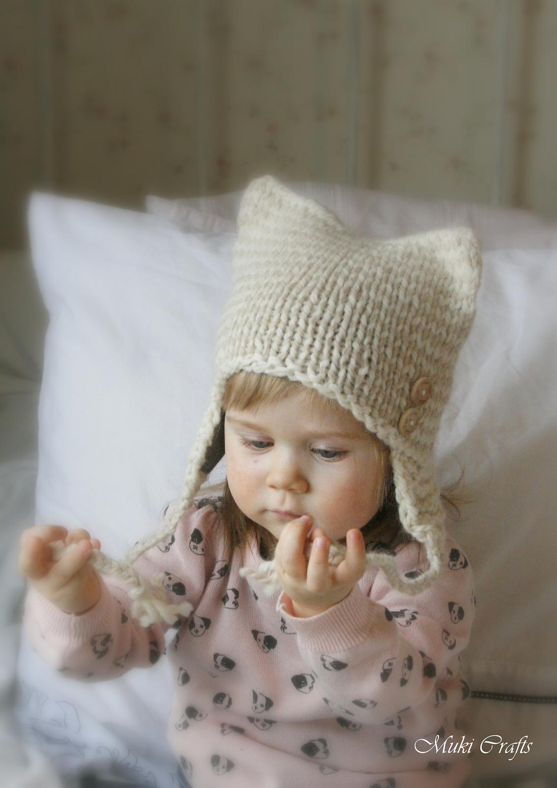 Kitty Cat scarf and hat set