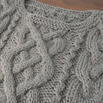 #165 Ultimate Chunky Cabled Sweater