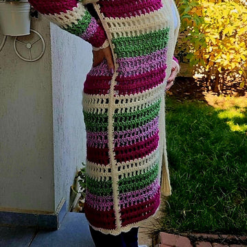 Crochet Multicolor cardigan