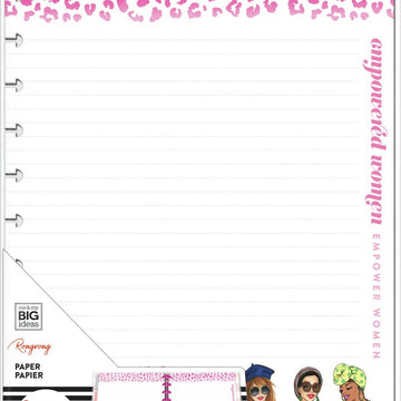 Happy Planner Big Fill Paper 24/Pkg - Empowered Women W/Foil X Rongrong