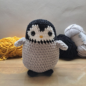 Fluffy baby penguin