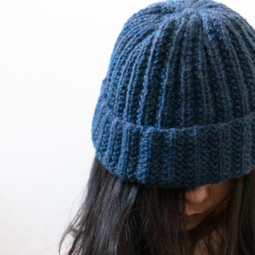 Seeded Rib Stitch Beanie