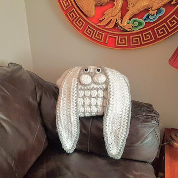 2in1 Woodland Bunny Rabbit Hooded Blanket Crochet Pattern
