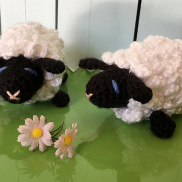 Stuffed Sheep Crochet Pattern: Lovey Lamb Amigurumi Stuffies
