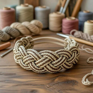 Crochet Braided Headband Pattern | Twisted Ear Warmer