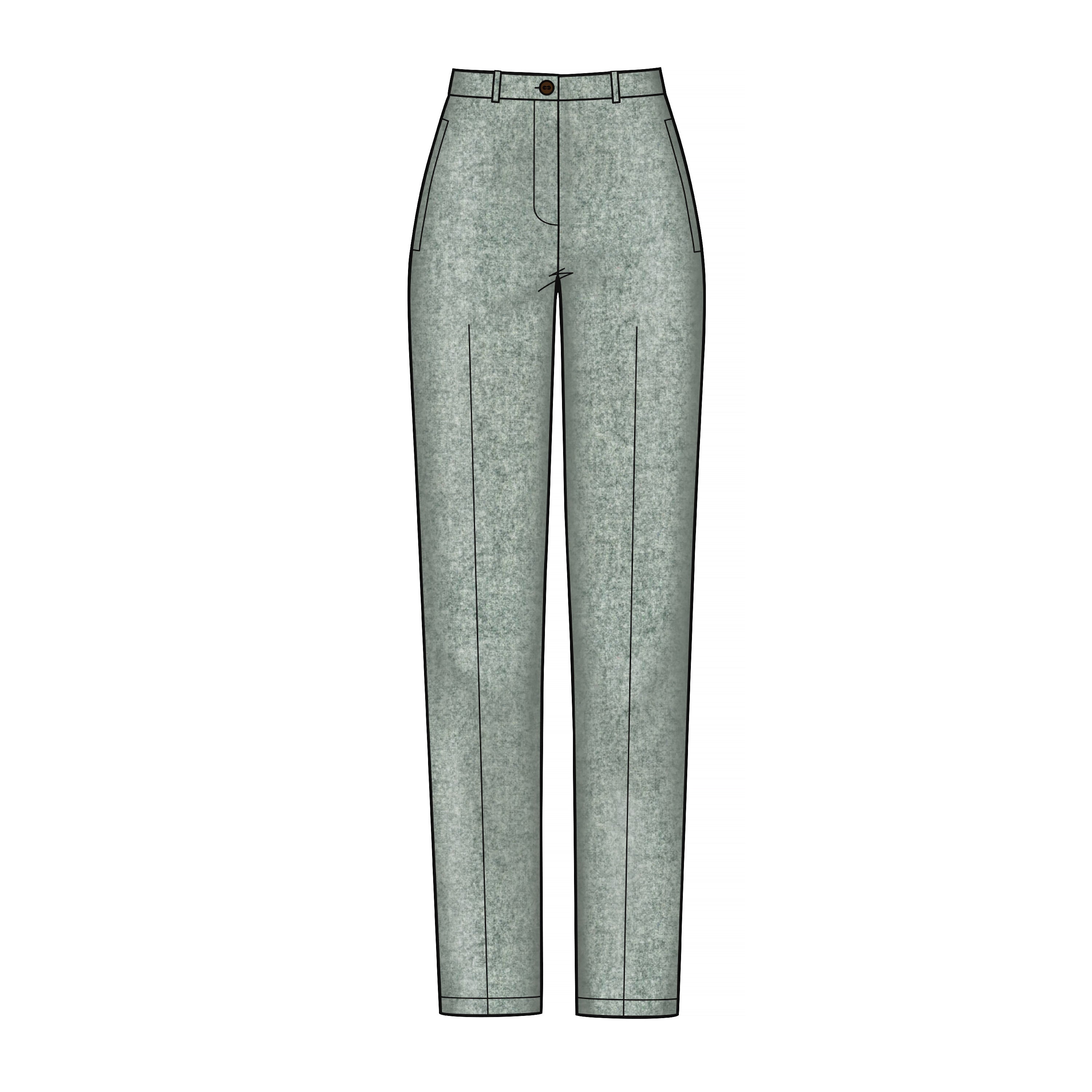 Simplicity S8957 Misses Slim Leg Pant with Variations - Sewing Pattern