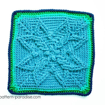 Autumn Sun Afghan Square