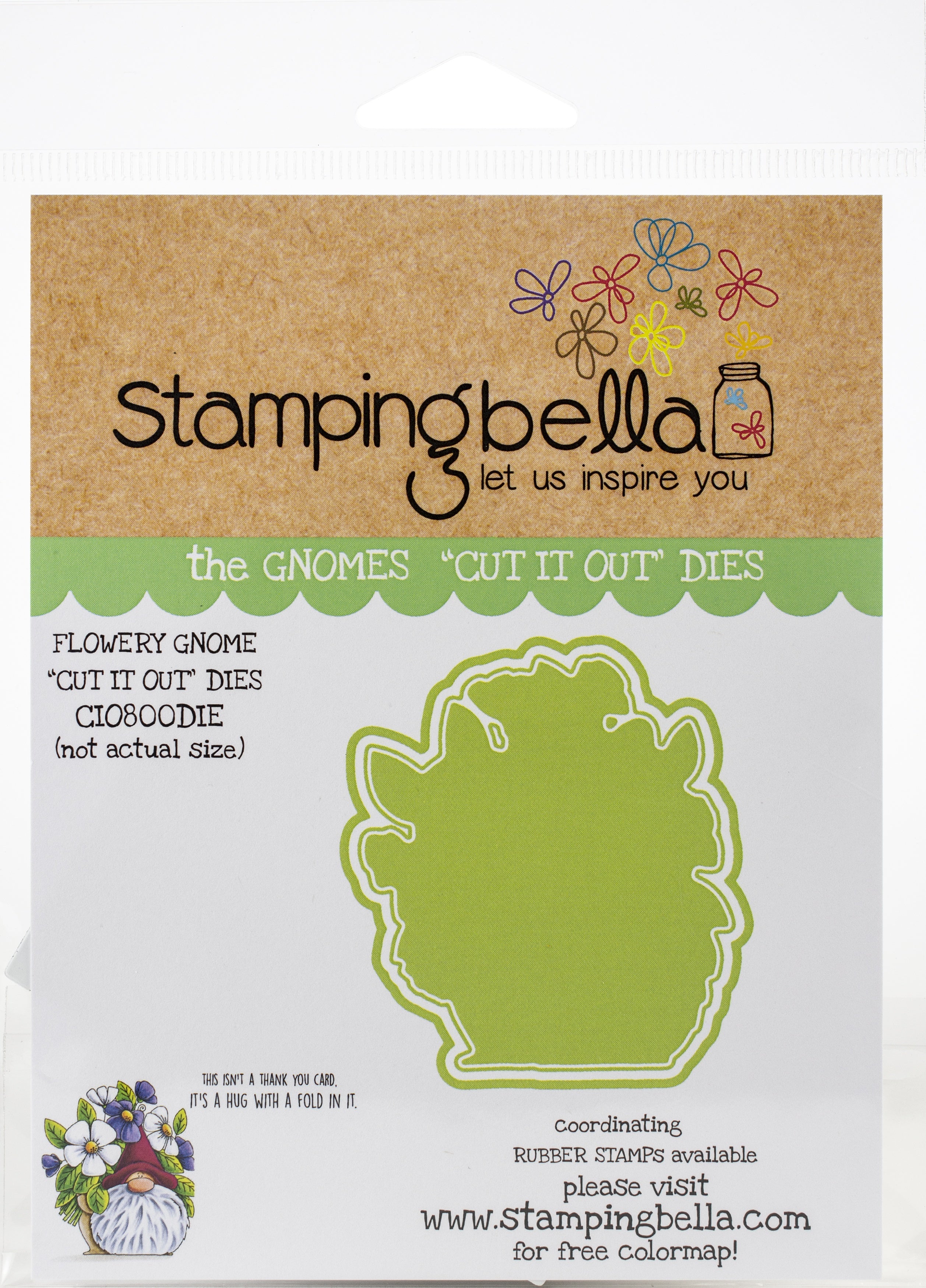 Stamping Bella Cut It Out Dies - Flowery Gnome