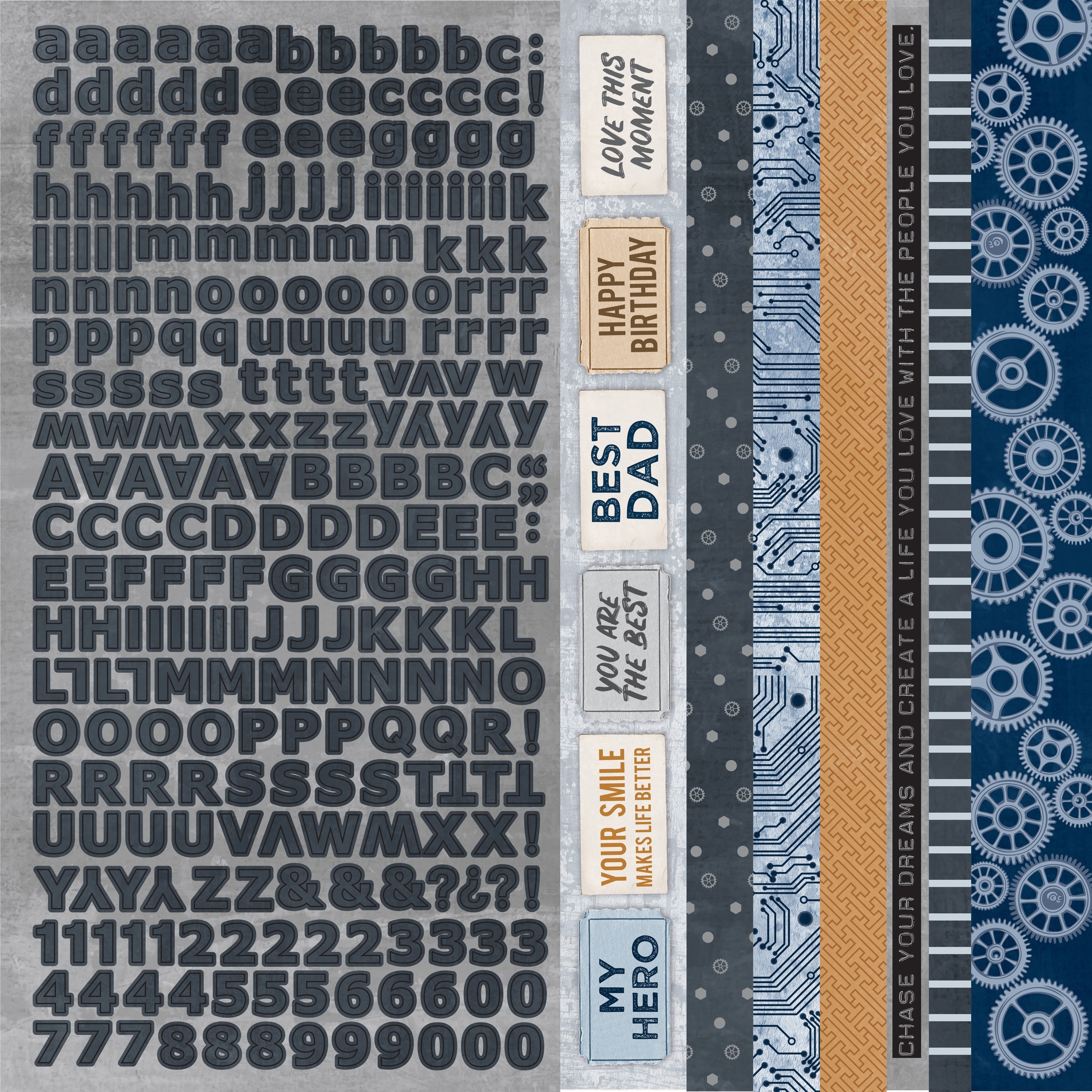 Kaisercraft Paper Pad 6.5"X6.5" 40/Pkg - Workshop