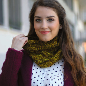 Across the Heath Cowl in Malabrigo Mecha - Downloadable PDF