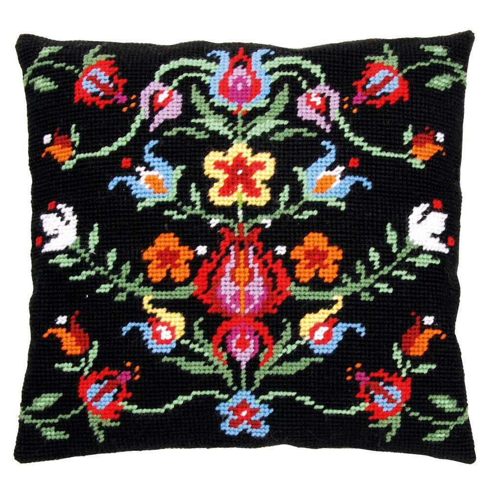 Vervaco Folklore II Cushion Tapestry Kit - 40 x 40cm / 16" x 16"