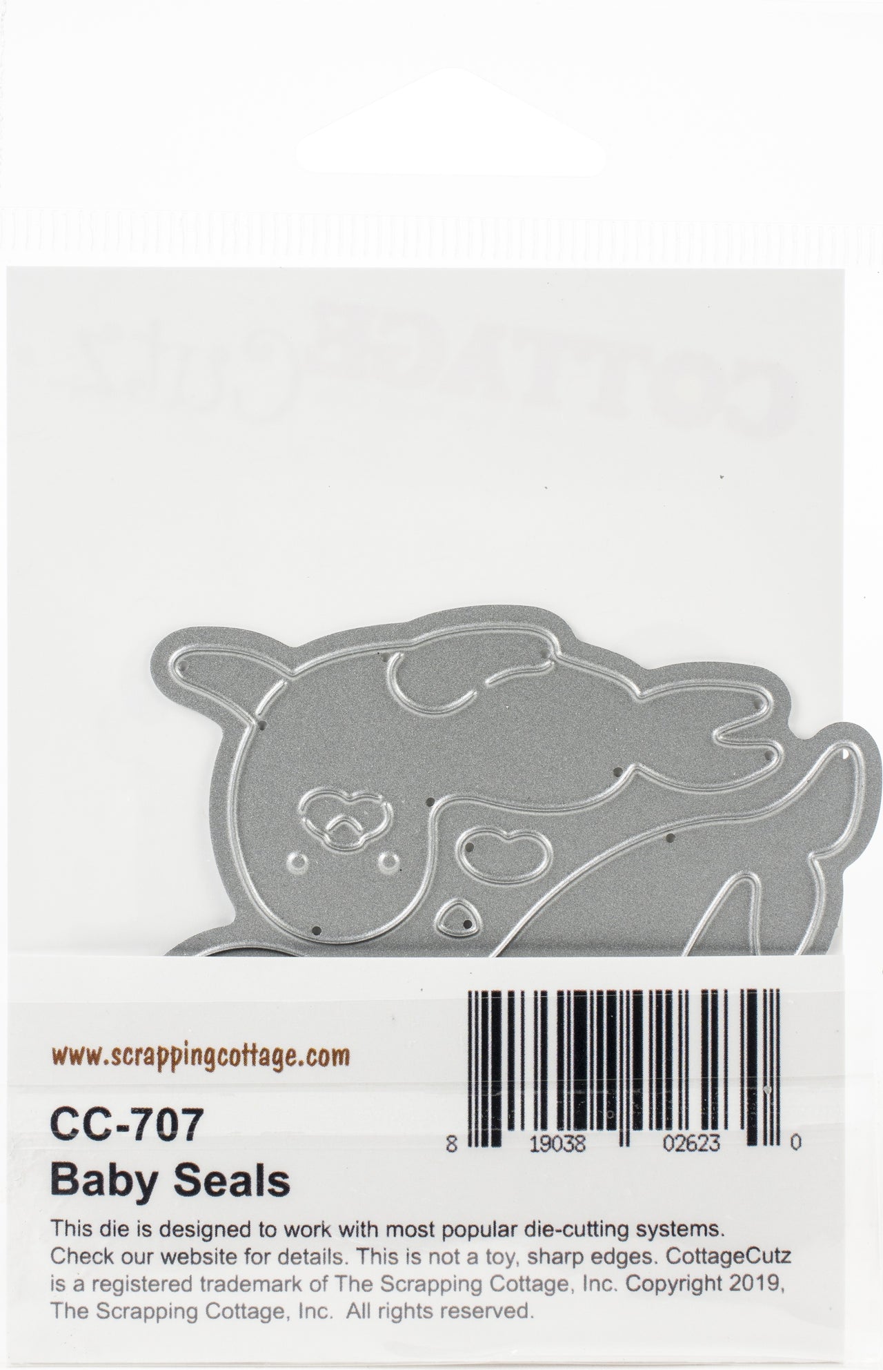 CottageCutz Dies - Baby Seals, 1.1" To 2.6"