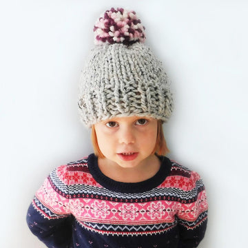 Colorful Pompom Winter Hat