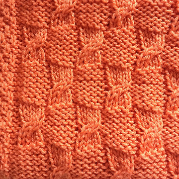 Baby Blanket ~ Broken Cables