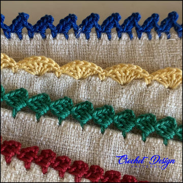 4 mini borders for crochet beginners