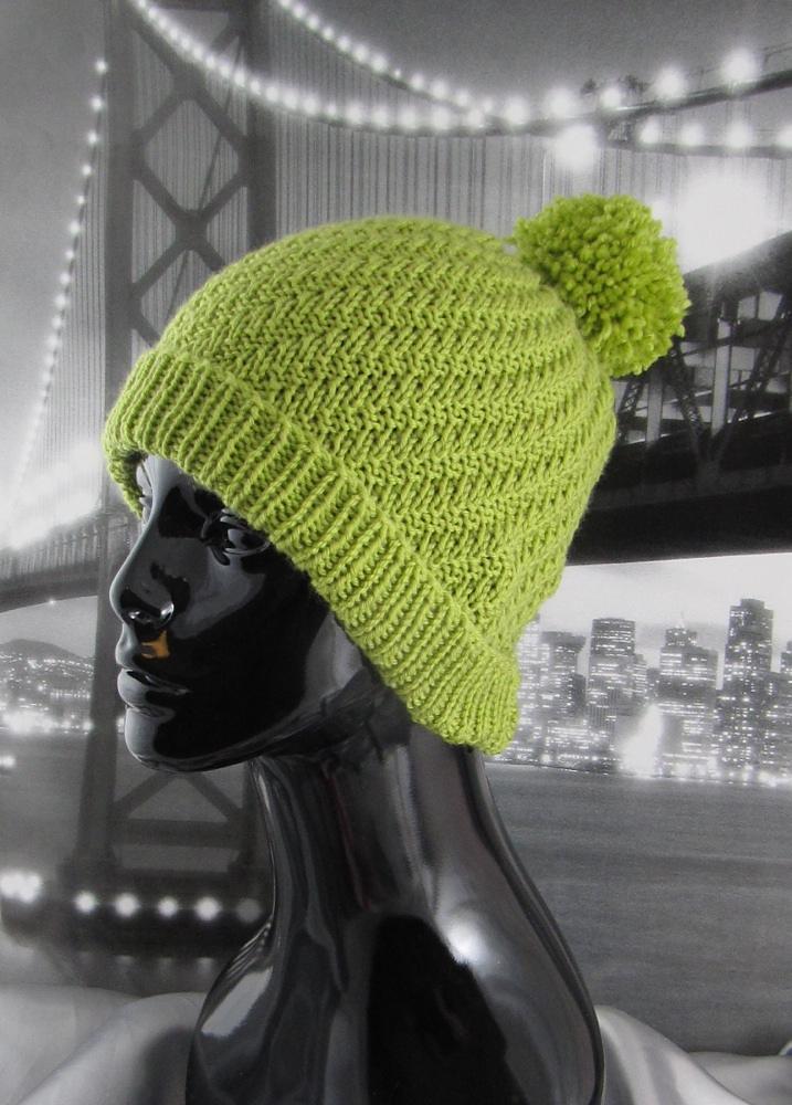 Swirl Bobble Beanie Hat