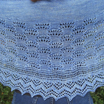 Pitlochry Long Wingspan Shawl