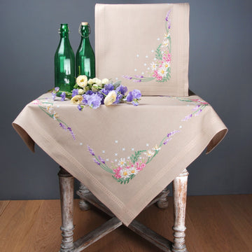 Vervaco Table Runner Kit Spring Flowers Cross Stitch Kit
