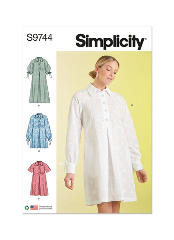 Simplicity Misses' Dresses S9744 - Sewing Pattern
