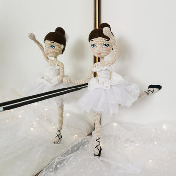 Clara the Ballerina in White Tutu
