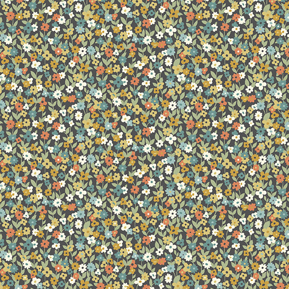 Makower Clara's Garden  - Clara Floral Grey