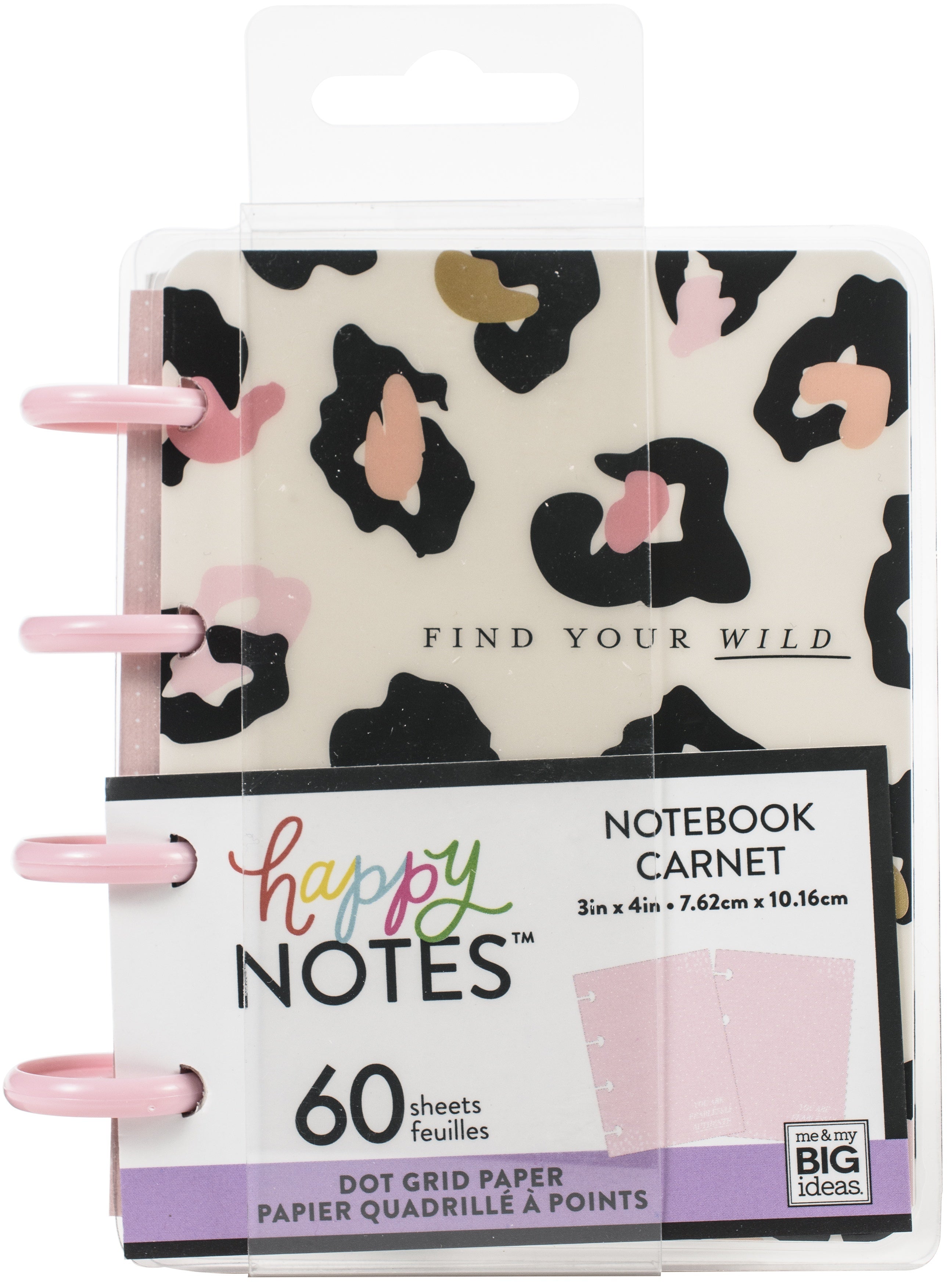 Happy Planner Micro Memo Book W/60 Sheets - Wild Styled Dot Grid