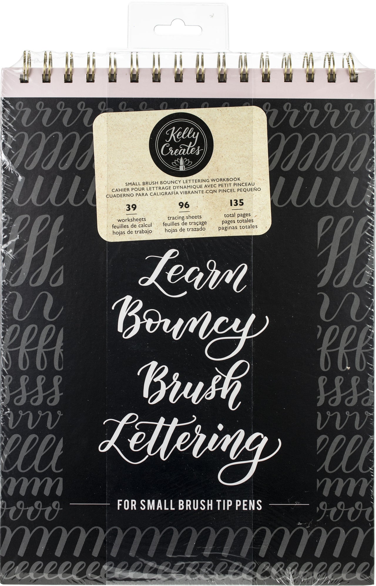 American Crafts Kelly Creates Small Brush Workbook 8.5"X12.3" 135/Pkg - Bouncy