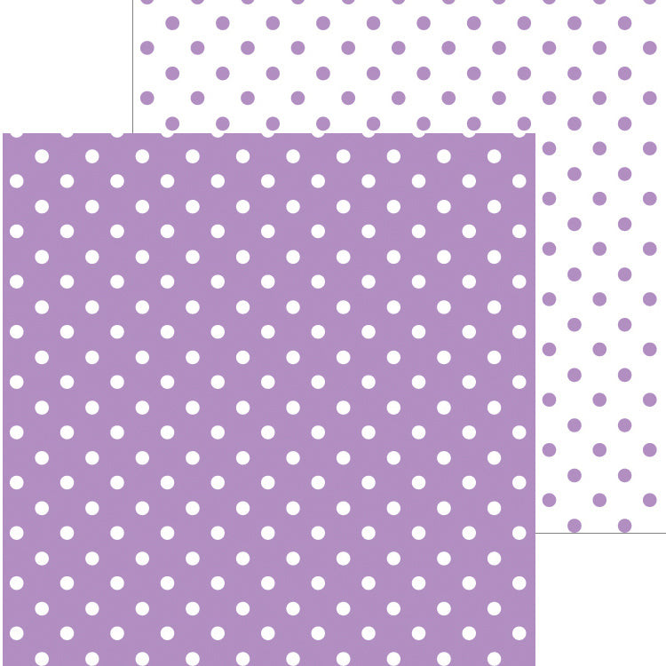 Doodlebug Petite Swiss Dot Cardstock 12"X12" 25/Pkg - Orchid