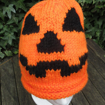 Halloween Pumpkin Hat & Pumpkin