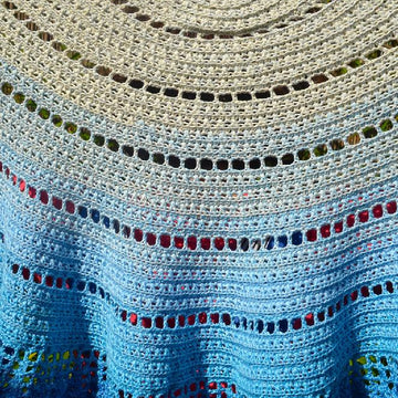 Walking on clouds shawl